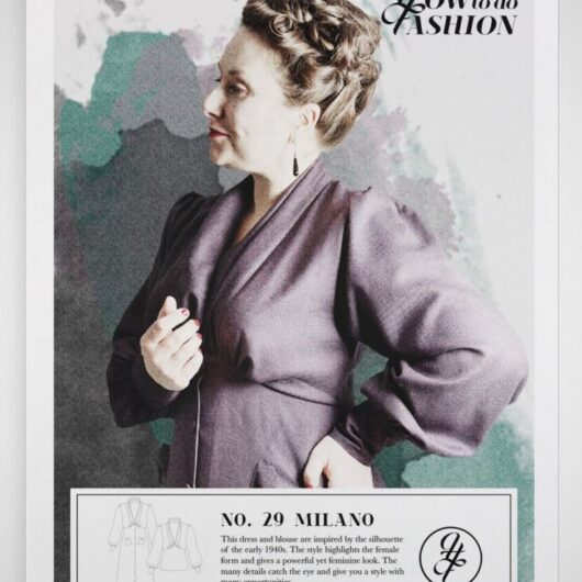 How To Do Fashion Paper Sewing Pattern Milano Dress & Blouse