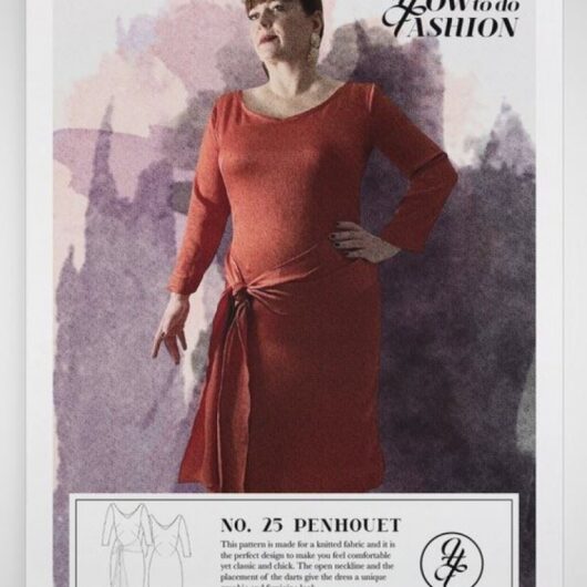 How To Do Fashion Paper Sewing Pattern Penhouet Dress & Blouse