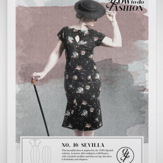 How To Do Fashion Paper Sewing Pattern Sevilla Dress & Skirt