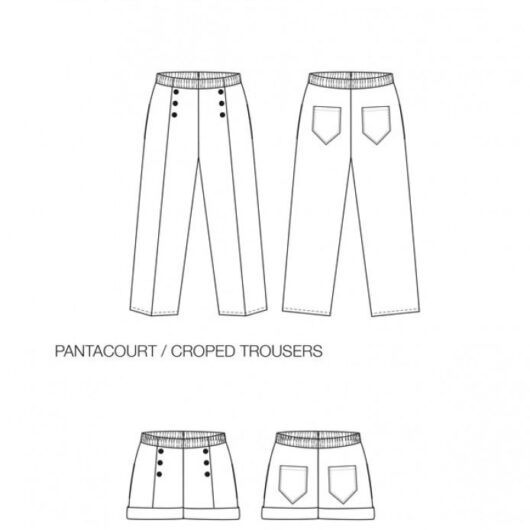 I AM Paper Sewing Pattern Armor Trousers & Shorts