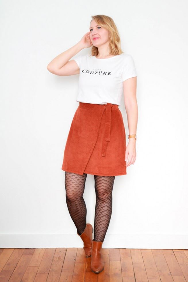 I AM Paper Sewing Pattern Julie Wrap Skirt