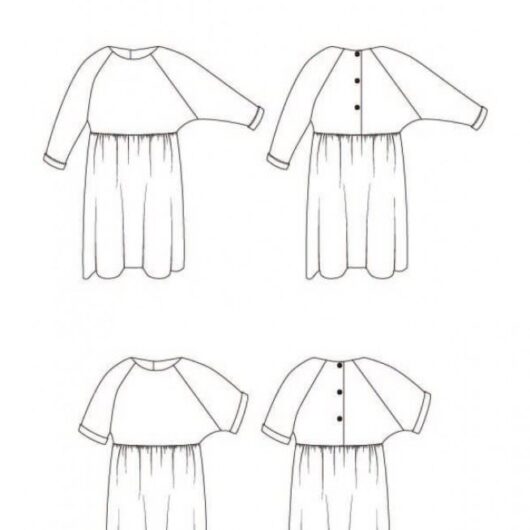 I AM Paper Sewing Pattern Kids Cassiopee Dress