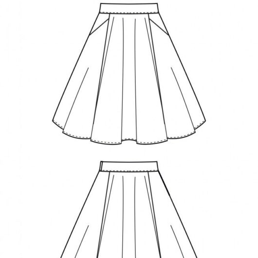 I AM Paper Sewing Pattern Kids Cindy Skirt