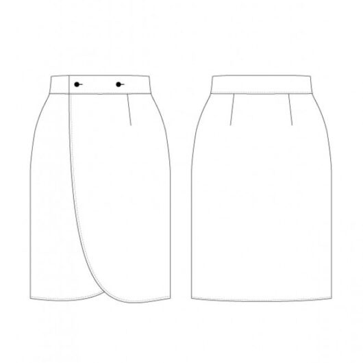I AM Paper Sewing Pattern Kids Malo Skirt