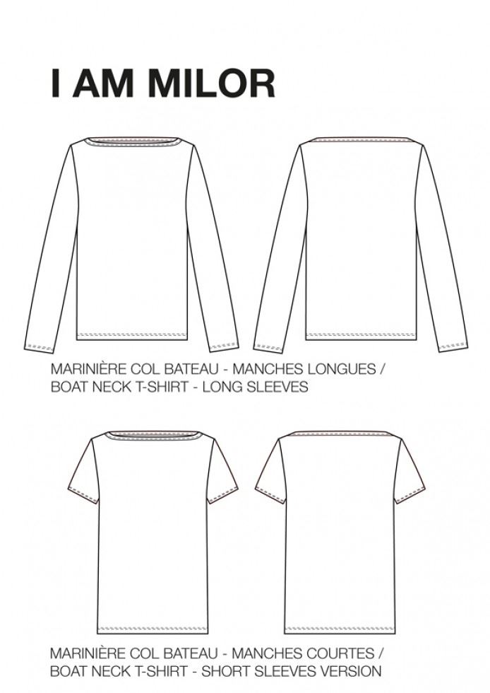 I AM Paper Sewing Pattern Milor T Shirt