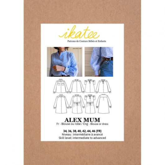 Ikatee Paper Sewing Pattern Alex Blouse & Dress