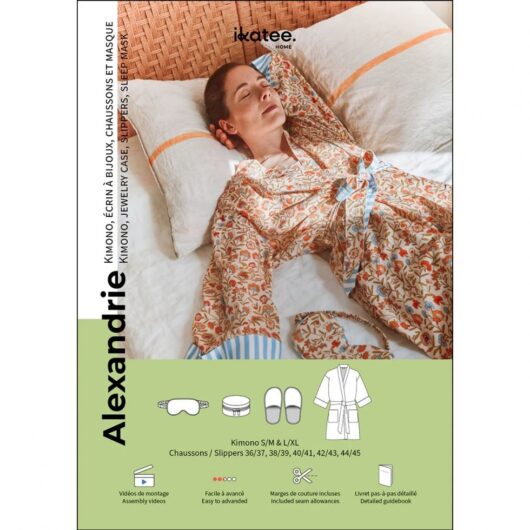 Ikatee Paper Sewing Pattern Alexandrie Robe & Accessories