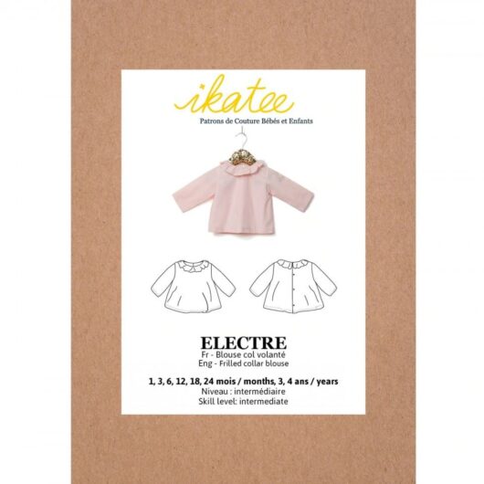 Ikatee Paper Sewing Pattern Baby Electre Blouse