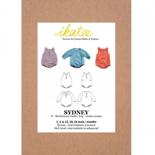 Ikatee Paper Sewing Pattern Baby Sydney Romper