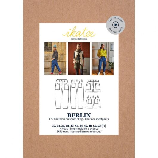 Ikatee Paper Sewing Pattern Berlin Pants & Shorts