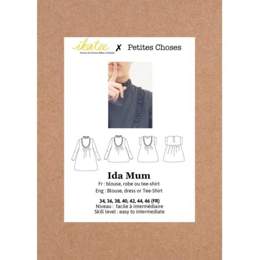 Ikatee Paper Sewing Pattern Ida Blouse & Dress