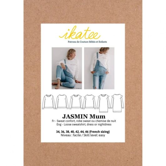 Ikatee Paper Sewing Pattern Jasmin Sweatshirt & Dress