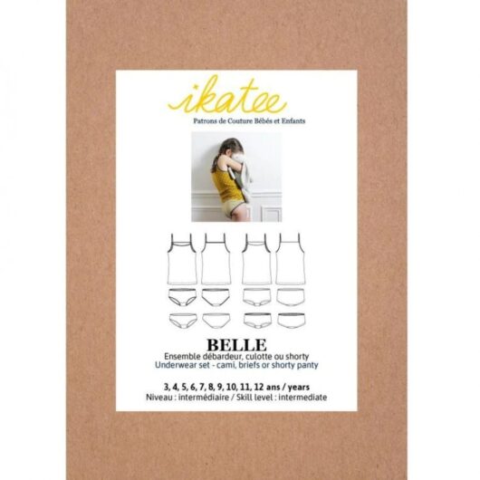 Ikatee Paper Sewing Pattern Kids Belle Underwear