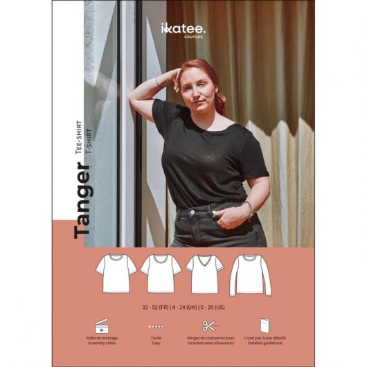 Ikatee Paper Sewing Pattern Tanger T Shirt