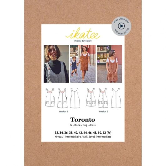 Ikatee Paper Sewing Pattern Toronto Dress
