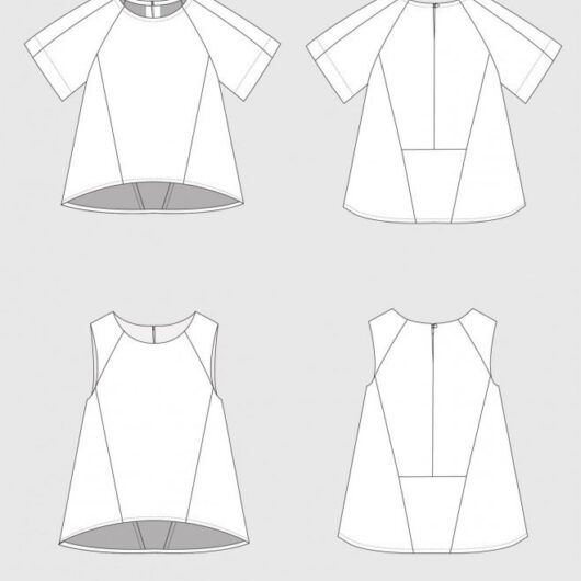 In The Folds Paper Sewing Pattern Collins Top