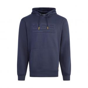 JCB Unisex Embossed Hoody Navy SML JCB015NS