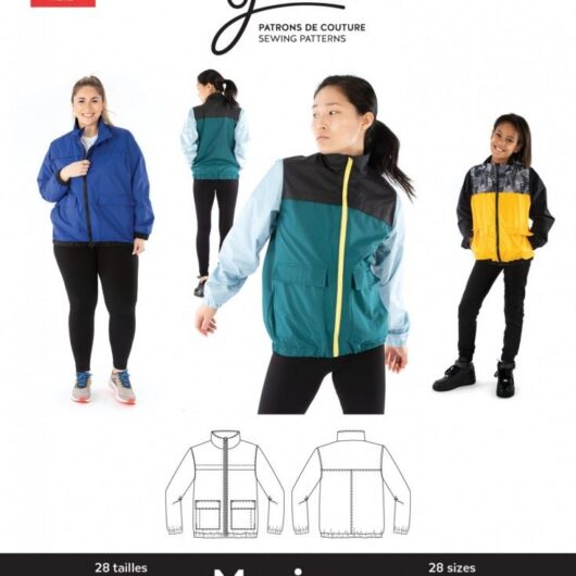 Jalie Paper Sewing Pattern 4012 Maxime Three Season Jacket