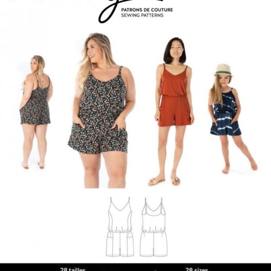 Jalie Paper Sewing Pattern 4130 Bonnie Romper