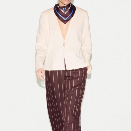 Jigsaw Wool Blend Knitted Jacket Cream