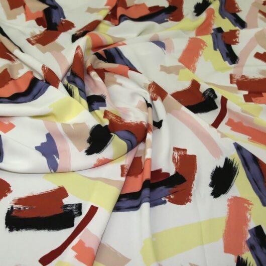 John Kaldor Madrid Crepe Fabric Ivory
