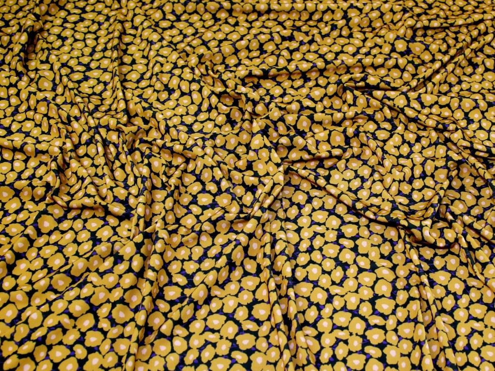 John Kaldor Portia ITY Silky Stretch Knit Fabric Mustard
