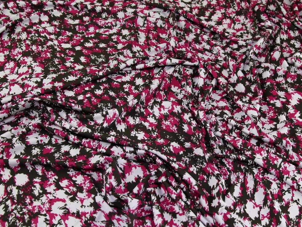John Kaldor Portia ITY Silky Stretch Knit Fabric Pink & Brown