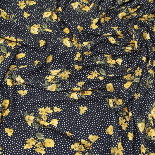 John Kaldor Portia ITY Silky Stretch Knit Fabric Yellow
