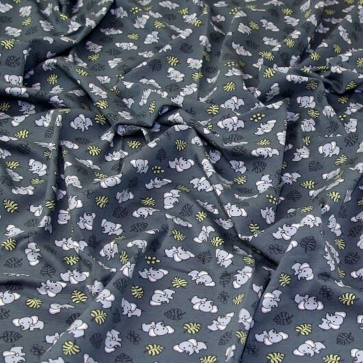 John Louden Cotton Jersey Stretch Knit Fabric Blue