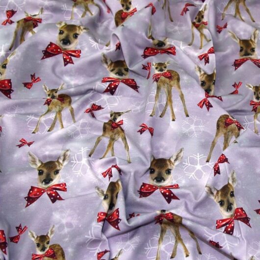John Louden Cotton Jersey Stretch Knit Fabric Mauve