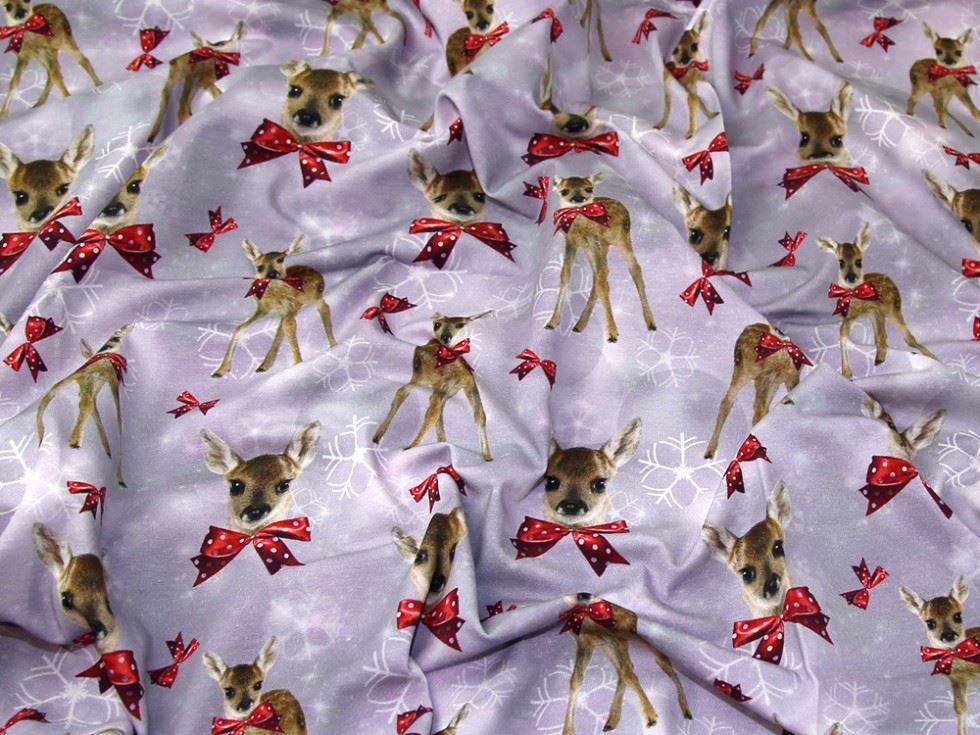 John Louden Cotton Jersey Stretch Knit Fabric Mauve