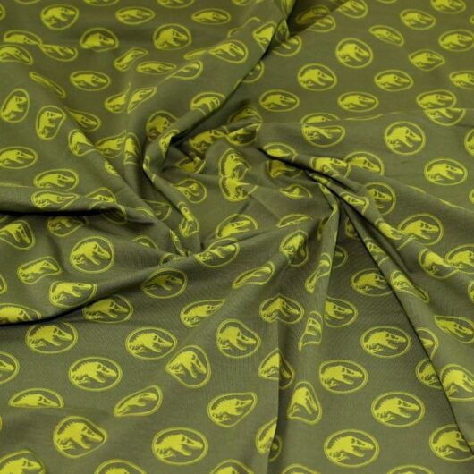 John Louden Cotton Jersey Stretch Knit Fabric Olive