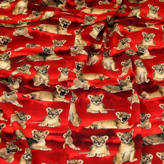 John Louden Cotton Jersey Stretch Knit Fabric Red