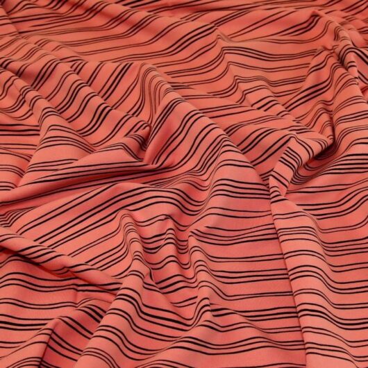John Louden Fleece Back Sweatshirt Stretch Knit Fabric Pink