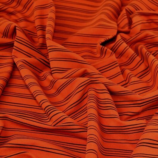 John Louden Fleece Back Sweatshirt Stretch Knit Fabric Terracotta