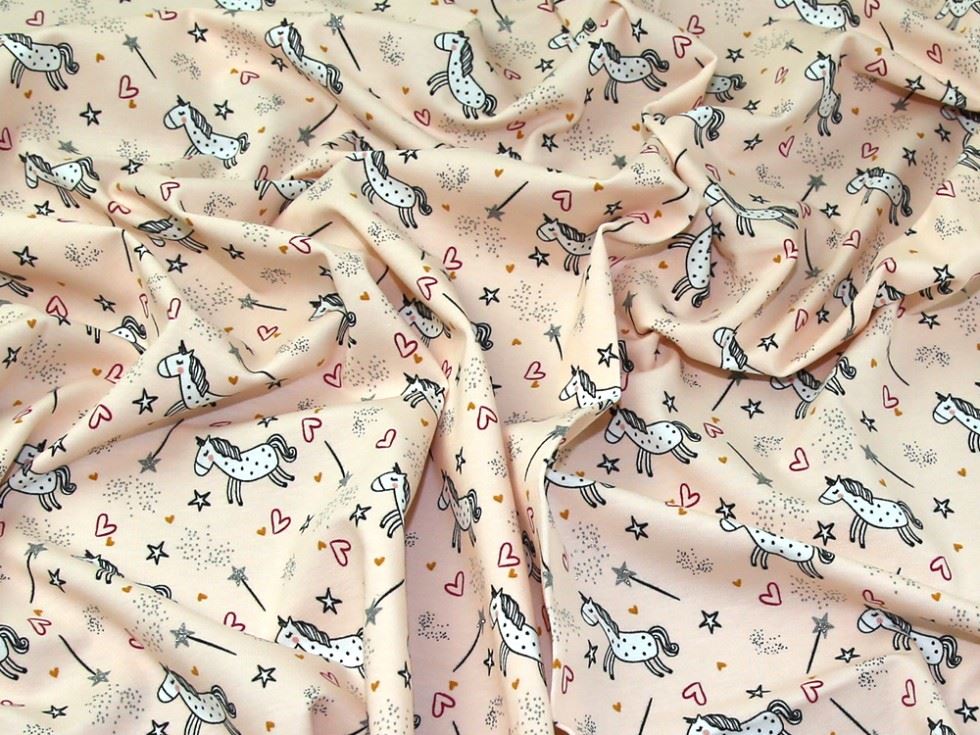 John Louden Lurex Loop Back French Terry Stretch Knit Fabric Peach