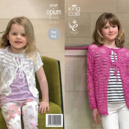 King Cole Opium Knitting Pattern 3747