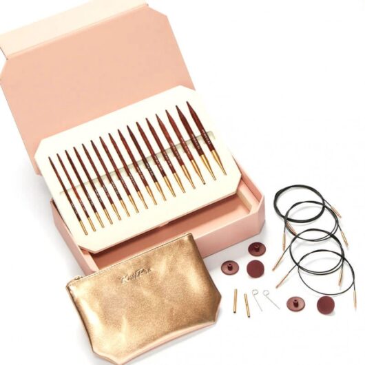 Knit Pro Rose Symfonie Interchangeable Needles & Accessories Deluxe Gift Set