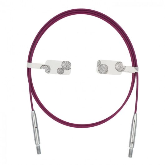 Knit Pro Thin & Flex 360 Degree Swivel Interchangeable Cable Purple