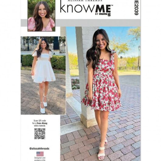 Know Me Paper Sewing Pattern 2039
