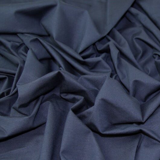 Lady McElroy Luxury Viscose Jersey Stretch Knit Fabric Navy Blue