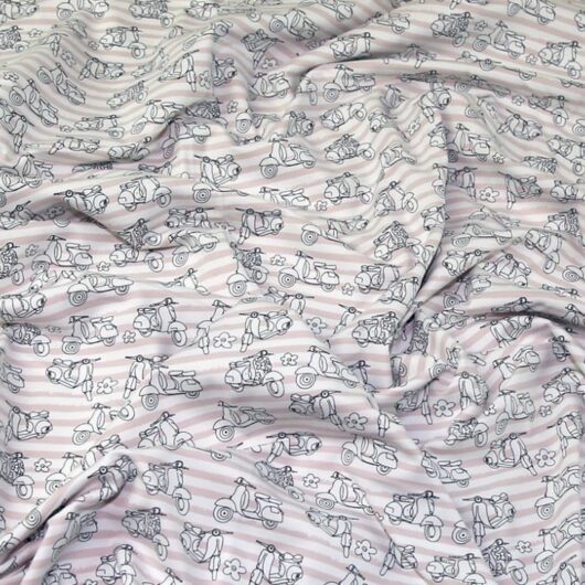 Lady McElroy Polyester Jersey Stretch Knit Fabric Mauve
