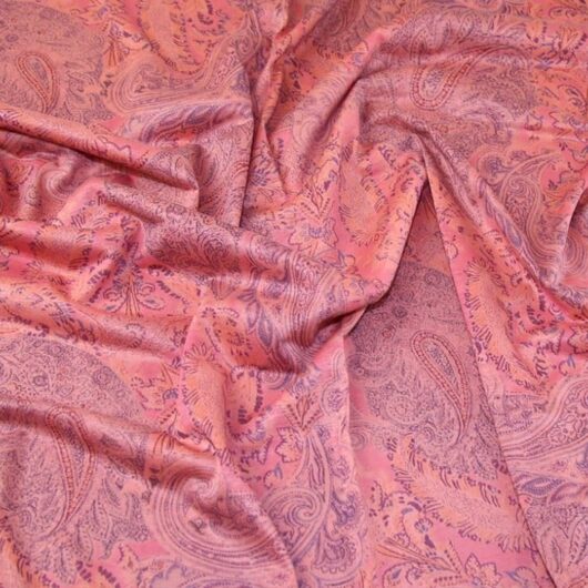 Lady McElroy Polyester Jersey Stretch Knit Fabric Warm Blush