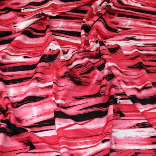 Lady McElroy Scuba Stretch Knit Fabric Fuschia