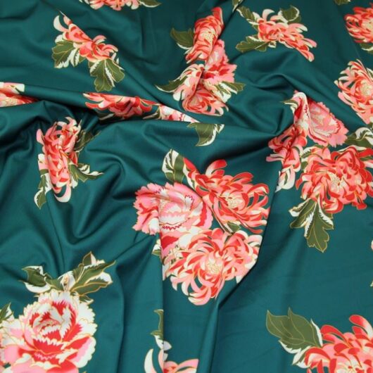Lady McElroy Scuba Stretch Knit Fabric Jade