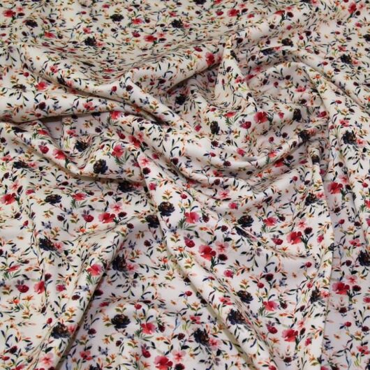 Lady McElroy Scuba Stretch Knit Fabric Multicoloured