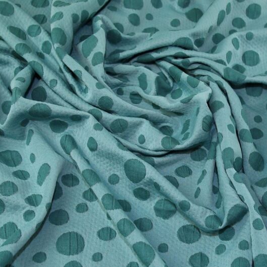 Lady McElroy Textured Stretch Knit Fabric Spearmint