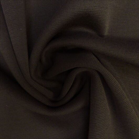 Lady McElroy Tubular Textured Stretch Knit Fabric Cocoa