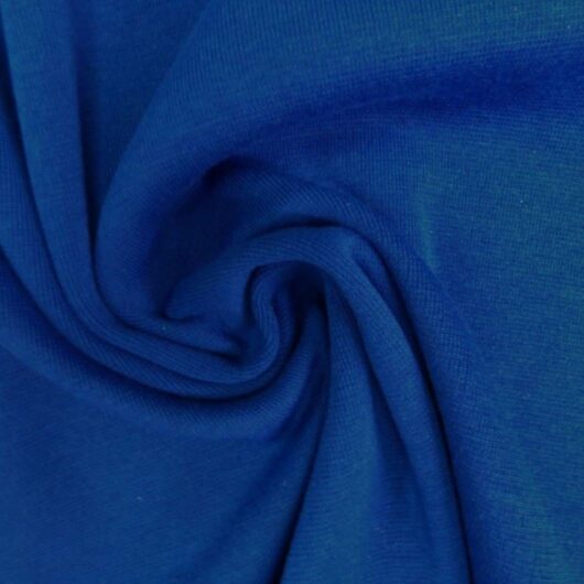 Lady McElroy Tubular Textured Stretch Knit Fabric Royal