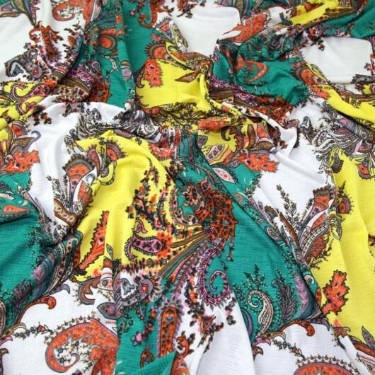 Lady McElroy Viscose Crepe Textured Stretch Knit Fabric Emerald